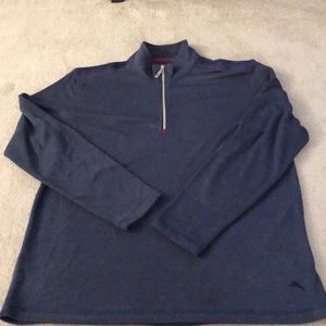 Tommy Bahama quarter zip pull over